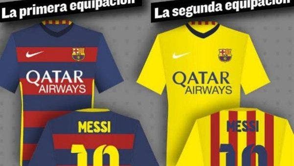 La segunda camiseta del Barça será naranja