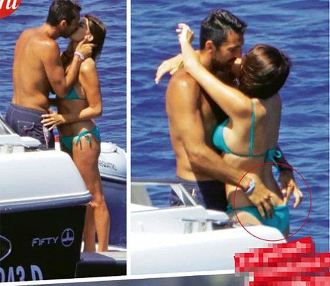 Buffon fue descubierto por paparazzi cuando su esposa la practicaba sexo  oral?