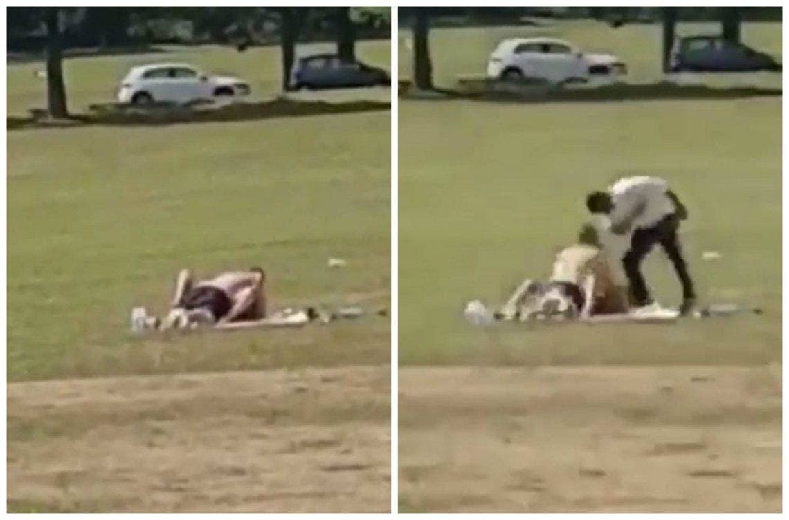 Video | Padres enfurecidos interrumpen a golpes a pareja que tenía sexo en  pleno parque