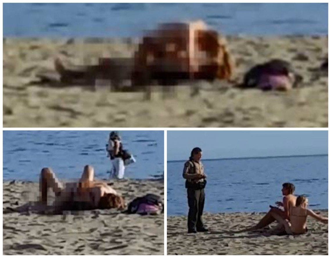 Tuvieron sexo en la playa y sus imágenes se volvieron virales